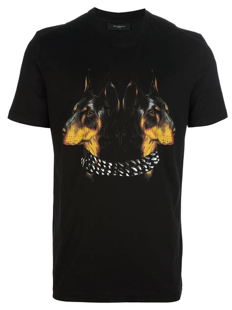 givenchy doberman t shirt|Givenchy Doberman Printed Short Sleeve T.